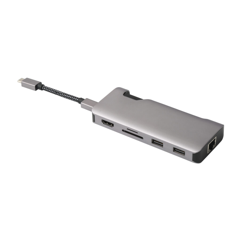 Hub USB-C 7 en 1 Multifunción – Conecta Todo con un Solo Puerto