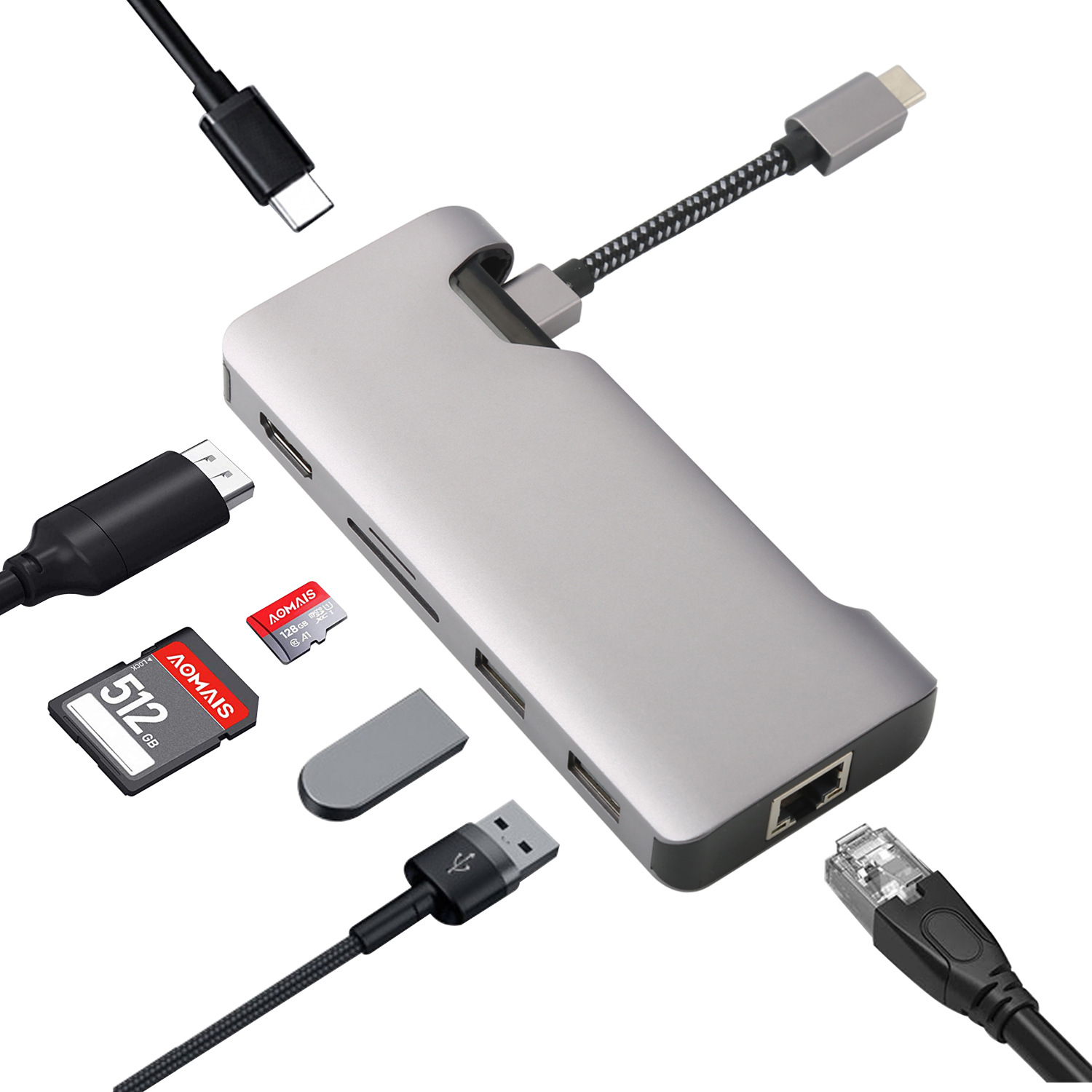 Hub USB-C 7 en 1 Multifunción – Conecta Todo con un Solo Puerto - Imagen 5